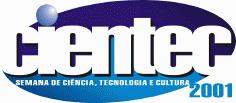 logomarca CIENTEC 2001 - ConSCincia e Diversidade - Desafio do milnio.